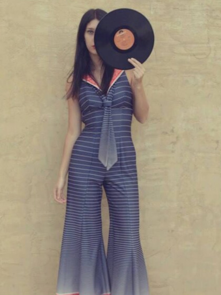 Vintage 1970s Sailor Jumpsuit